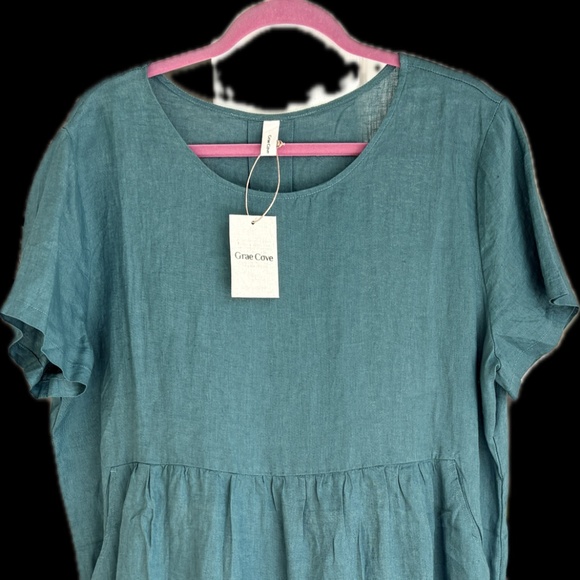 Grae Cove Linen Dress Size 2XL - Picture 1 of 3